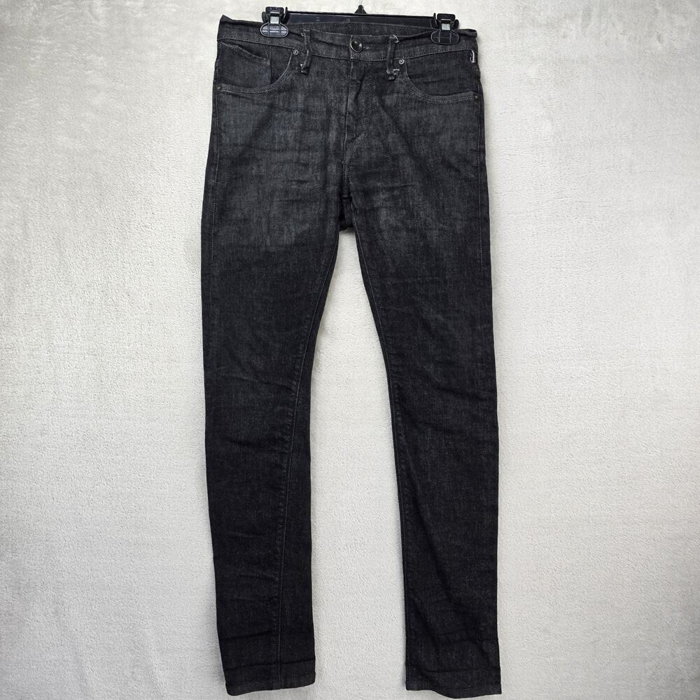 Matias Sol Jeans Mens 29 (Fits 30x31) Slim Fit Selvedge Navy Blue Made In USA